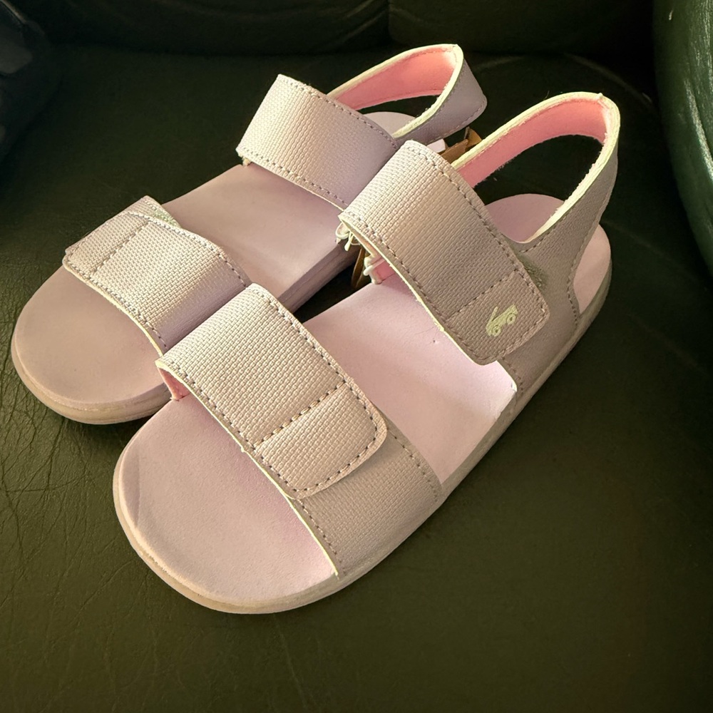 See Kai Run Purple Sandals with Adjustable Straps